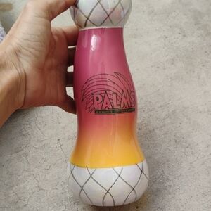 Pink and Yellow Palms Bottle